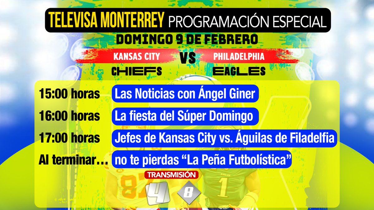 ¡Nos vemos en punto de las 4 de la tarde, con toda la Fiesta del Súper Domingo, por la pantalla de <a href="/TelevisaMty/">TelevisaMty Oficial</a>!