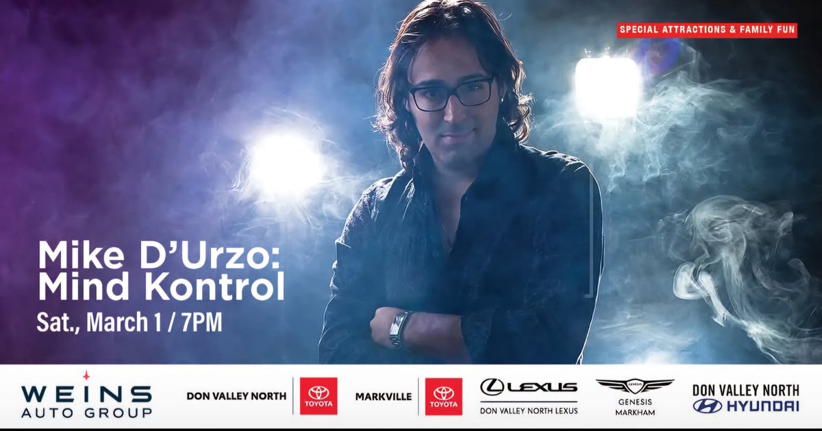 Can't wait! <a href="/MarkhamTheatre/">Flato Markham Theatre</a>