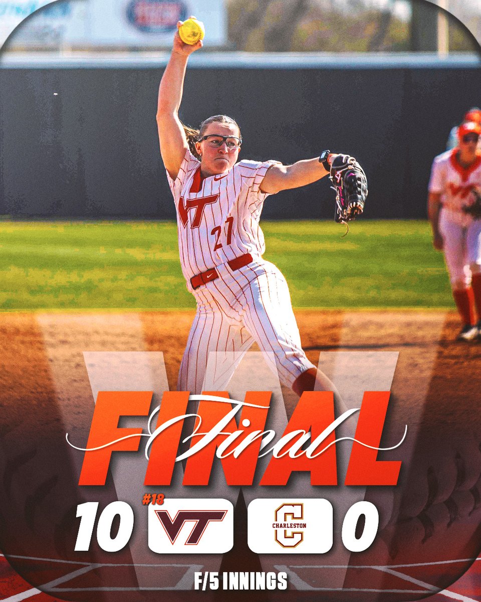Virginia Tech Softball (@hokiessoftball) on Twitter photo πππ§ππππ©ππ€π£ β¨
The eighth perfect game in Hokie historyβΌοΈ
#Hokiesπ₯ | <a href="/Emmmaaclairee/">Emma Lemley</a> πππ§ππππ©ππ€π£ β¨
The eighth perfect game in Hokie historyβΌοΈ
#Hokiesπ₯ | <a href="/Emmmaaclairee/">Emma Lemley</a>