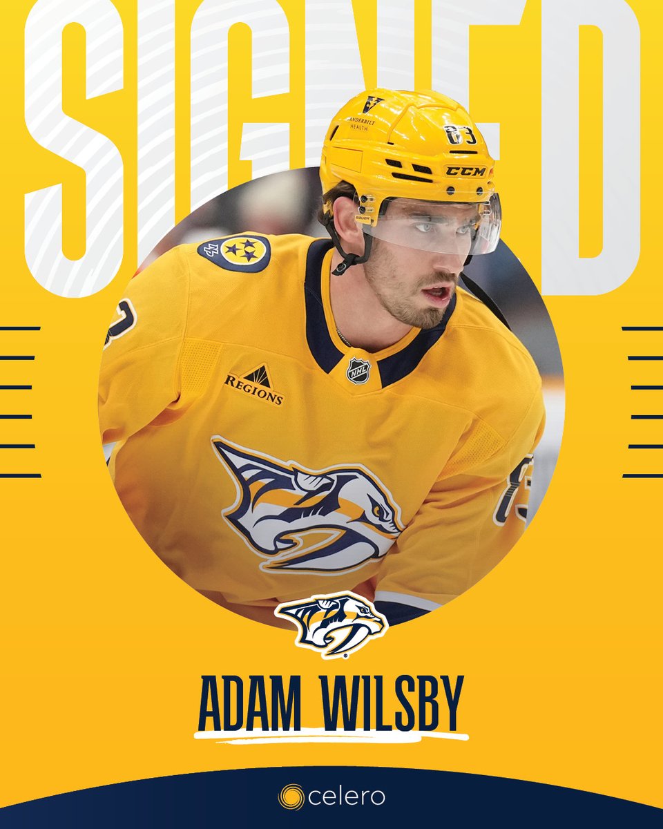 He Wilsby sticking around 😏

We've signed defenseman Adam Wilsby to a two-year contract starting in 2025-26. 

Full details » preds.club/40NXOA1