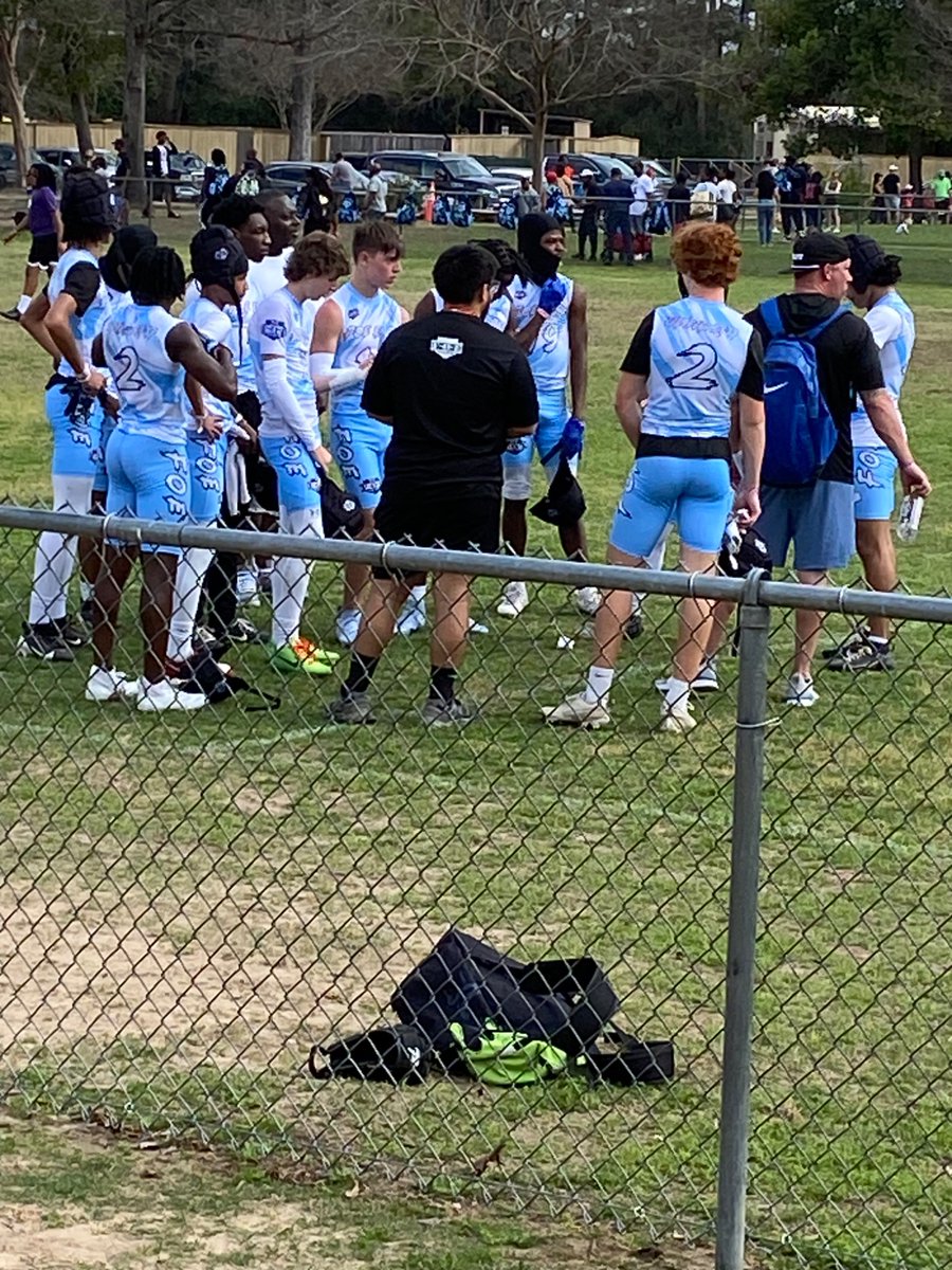 red_runOF's tweet image. 1st Tournament in the books, we finished second, only gave up 1 catch at corner but it was for a TD. Had a bunch of PBUs.
@CoachPJames @CoachBreaux