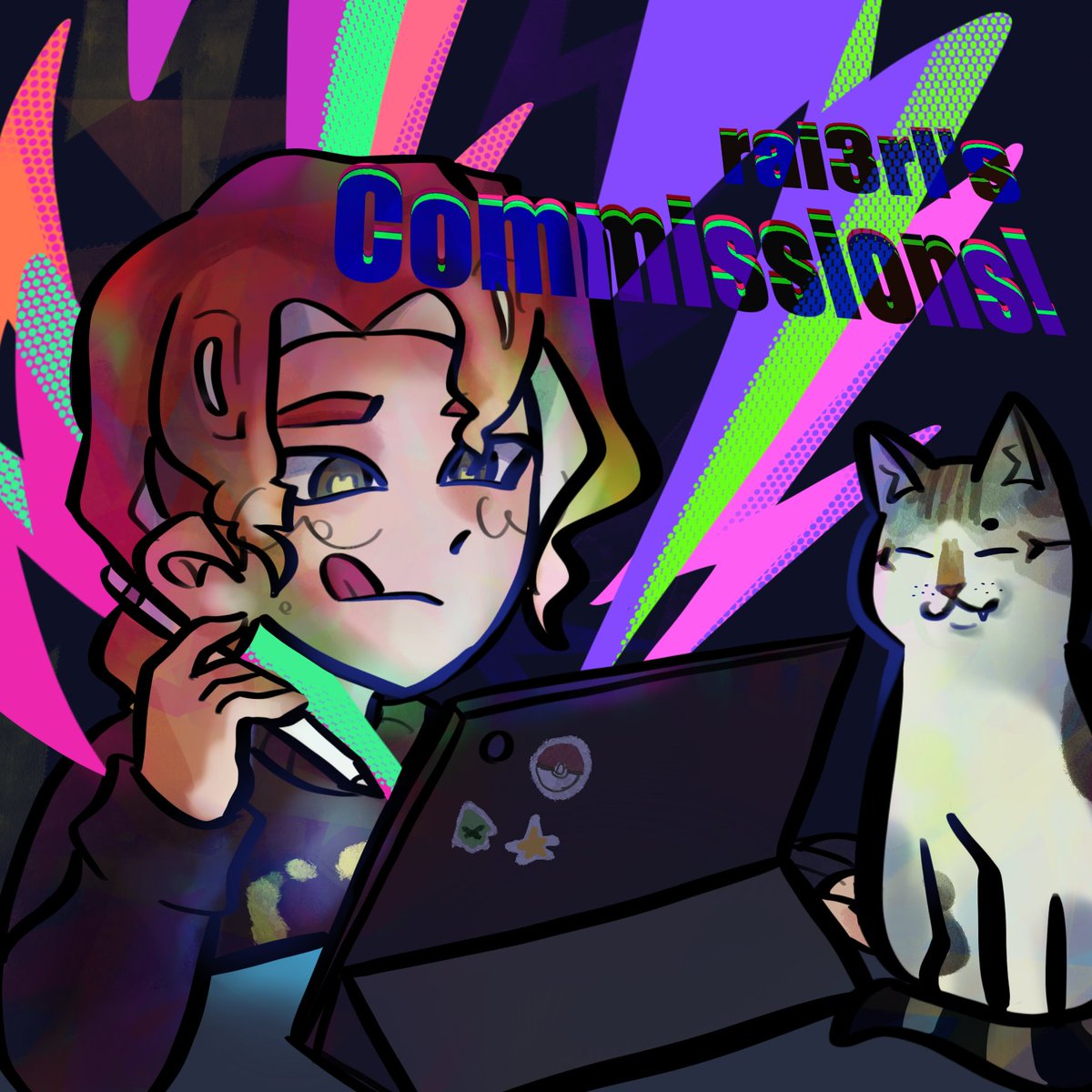 rai3ri's tweet image. REOPENING MY CXMMS!! Art examples and prices below in thread :)

Please share!!
#splatoon #splatoon3 #art