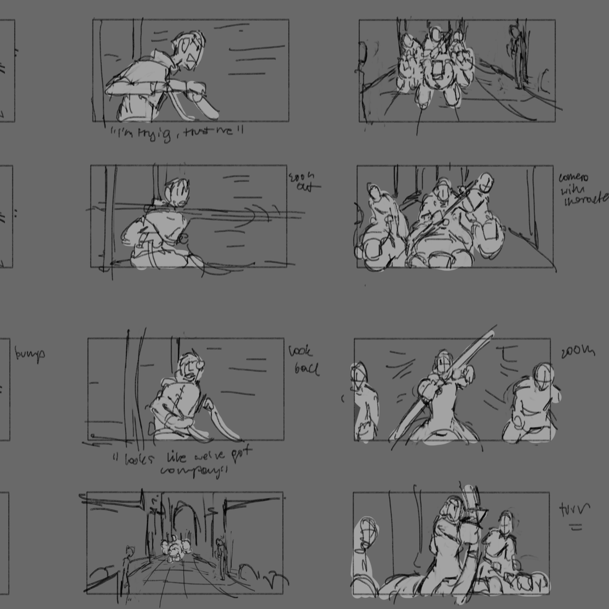 Some of my fav moments from the storyboard