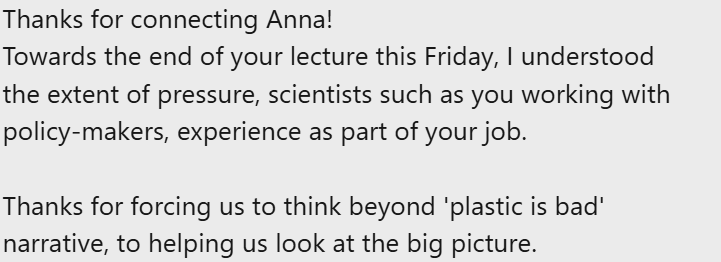 Anna Kukkola, PhD (@kukkolaanna) on Twitter photo After giving a lecture at <a href="/imperialcollege/">Imperial College London</a> i got this message from a student. These are the moments that stay with you #AcademicChatter After giving a lecture at <a href="/imperialcollege/">Imperial College London</a> i got this message from a student. These are the moments that stay with you #AcademicChatter