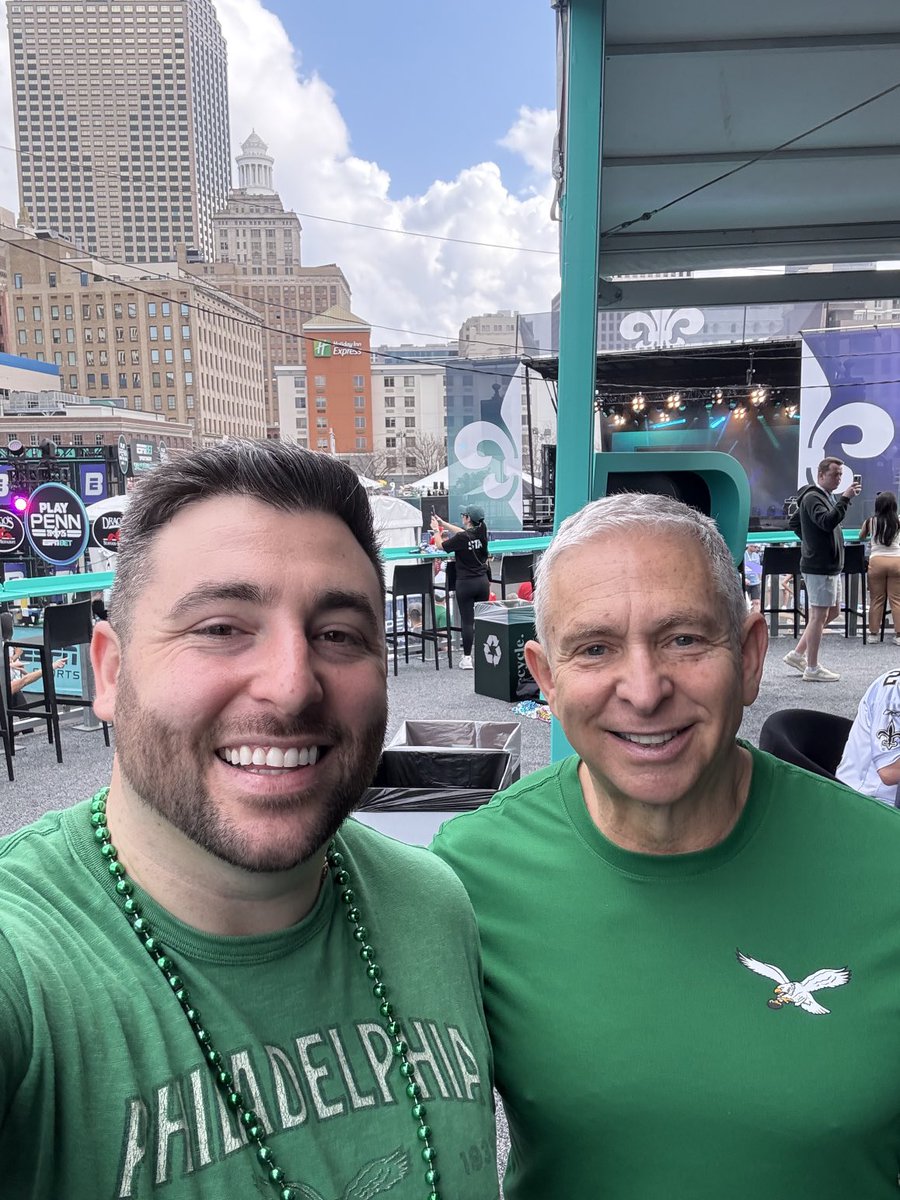 Jerrold Colton (@jerrold_colton) on Twitter photo Pre-Super Bowl LIX in Nola. Some games transcend sports. All people who know me know how much I love my city & region. <a href="/Eagles/">Philadelphia Eagles</a> mean so much more to Philly than football. Hoping to share w/my son Tucker & all Philadelphians & Eagles fans everywhere a historic day! Pre-Super Bowl LIX in Nola. Some games transcend sports. All people who know me know how much I love my city & region. <a href="/Eagles/">Philadelphia Eagles</a> mean so much more to Philly than football. Hoping to share w/my son Tucker & all Philadelphians & Eagles fans everywhere a historic day!
