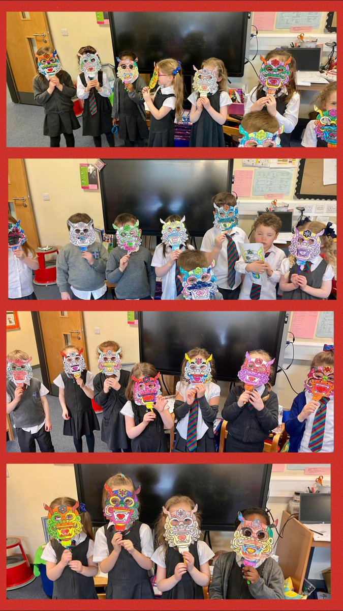 P1/2 made some fabulous masks as part of their learning about Chinese New Year!