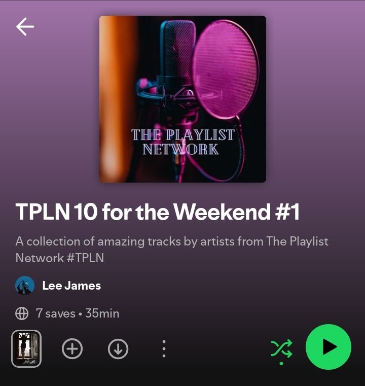 KS MoreTime (@ksmoretime) on Twitter photo 📣 This week my single "Humble" has been add to the #TPLN 10 for the weekend Spotify playlist along with loads of great music from the likes of:
<a href="/BruceEssar/">🎹Bruce E$ar ✨✨</a>, <a href="/AroundTheKing1/">Around The King</a>, @Lee_James79, <a href="/RaulMixteco/">Raul Mixteco</a> & more
⬇️
open.spotify.com/playlist/1Cr01… 📣 This week my single "Humble" has been add to the #TPLN 10 for the weekend Spotify playlist along with loads of great music from the likes of:
<a href="/BruceEssar/">🎹Bruce E$ar ✨✨</a>, <a href="/AroundTheKing1/">Around The King</a>, @Lee_James79, <a href="/RaulMixteco/">Raul Mixteco</a> & more
⬇️
open.spotify.com/playlist/1Cr01…