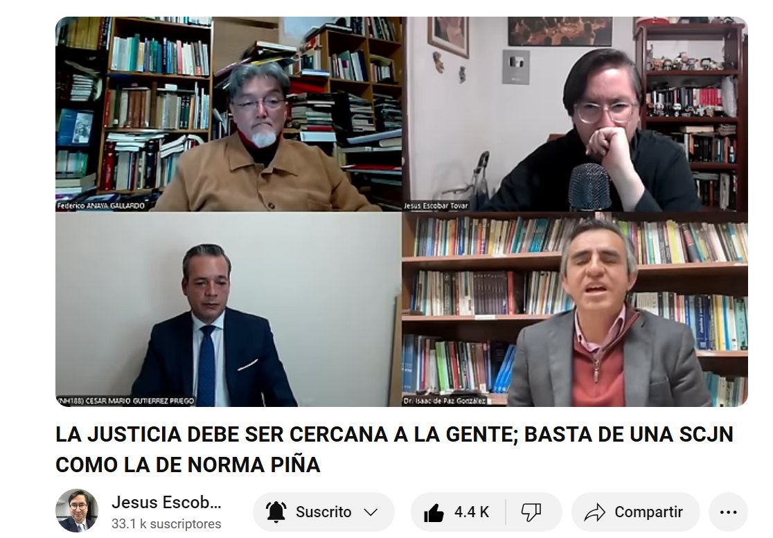 MMillerR2's tweet image. LA JUSTICIA DEBE SER CERCANA A LA GENTE; BASTA DE UNA SCJN COMO LA DE NO... youtu.be/ci6_Za1p14w?si… via @YouTube 

👏👏#ReformaPoderJudicialVa 

@ANAYAFederico @IzakDepaz @cesargutripri @jet1403