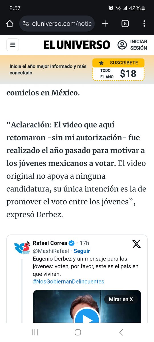 CarolinaZZ26's tweet photo. @MashiRafael El que roba una vez ROBA SIEMPRE
Ya ni vergüenza te da poner videos SIN AUTORIZACIÓN 
@EugenioDerbez ya te desmintió 
Mitómano delincuente https://t.co/GPMibcyydW