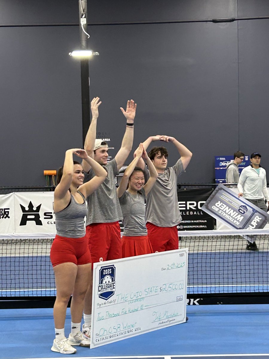 Ohio State Pickleball regional champions🙌.  WOOOPWOOOP🙌. Congratulations!!!!!