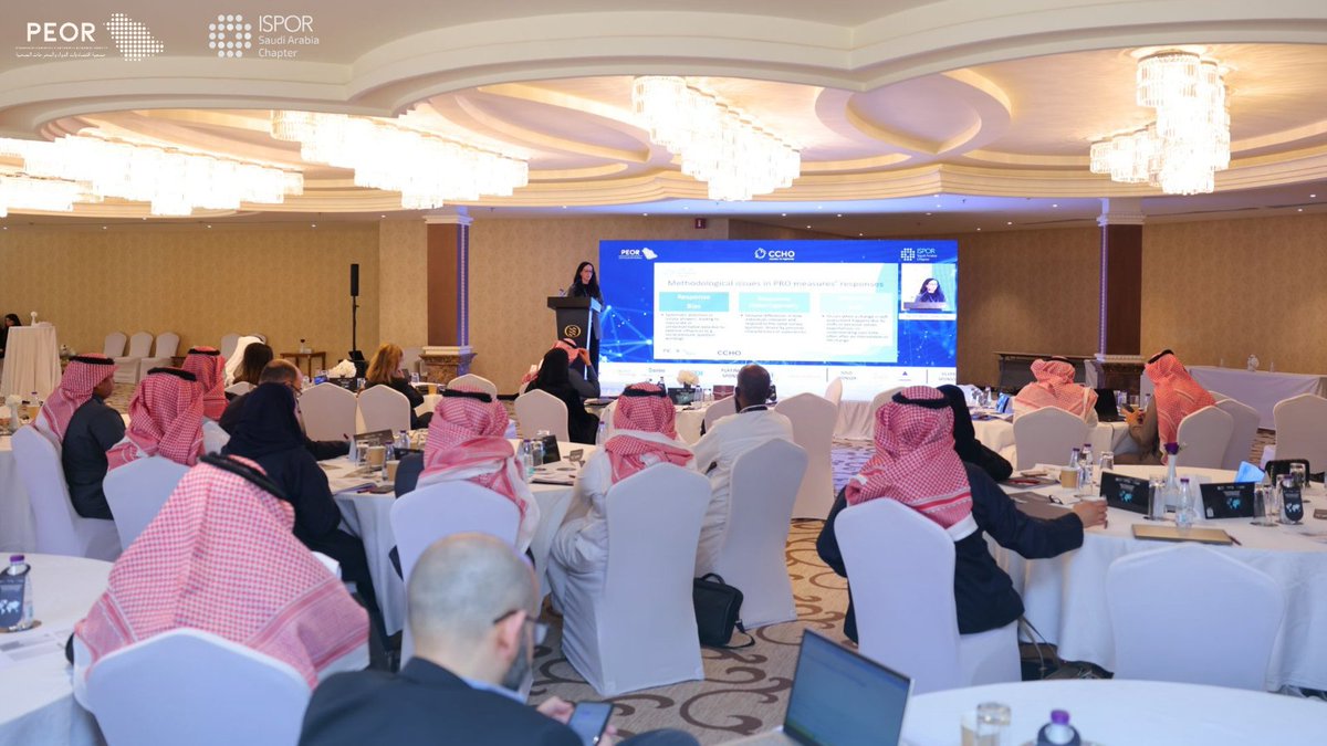PEORSociety's tweet photo. 🌟 Continuing the #HTA Workshop with Dr. Fatima Al Sayah🌟
Let’s dive deeper into the Role of PROs in #HTA, where Dr. Alsayah discusses:
✅ How PROs contribute to calculating #QALYs (Quality-Adjusted Life Years).
✅ The importance of selecting the right outcome measures https://t.co/Fg9a0cWt2B