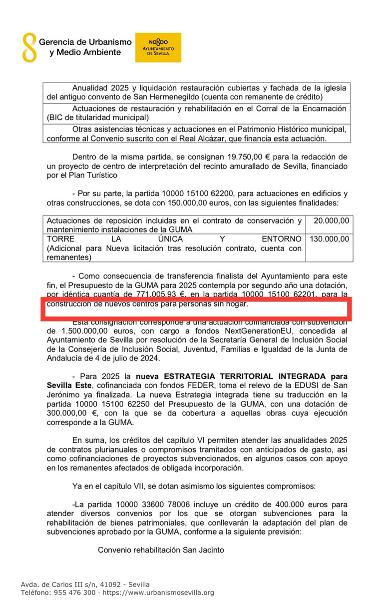 👀 Vaya sorpresa,<a href="/ppepelusev/">jlgm</a> <a href="/pepelugomoreno/">José Lugo Moreno</a> <a href="/PPdeSevilla/">PP de Sevilla</a> <a href="/VOXSevilla_/">VOX Sevilla</a> Ha llegado el presupuesto a Urbanismo <a href="/Ayto_Sevilla/">Ayuntamiento de Sevilla</a> y pone centro para personas sin hogar ¡Increíble, nadie se lo esperaba!

!Dejad ya de mentir a #sevilla y a los vecin@s del <a href="/DtoCerroAmate/">Distrito Cerro-Amate (Sevilla)</a>  <a href="/PVSanJeronimoSV/">Plataforma Vecinal San Jerónimo-Sevilla</a>!