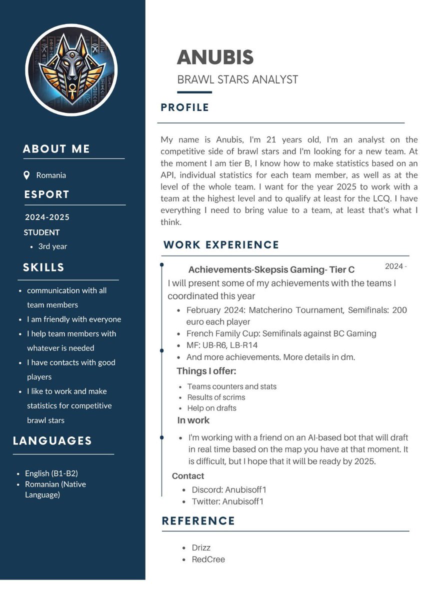 I m official F/A as analyst, i can work in any region. For my achv, and my work dm on discord: abubisoff1.