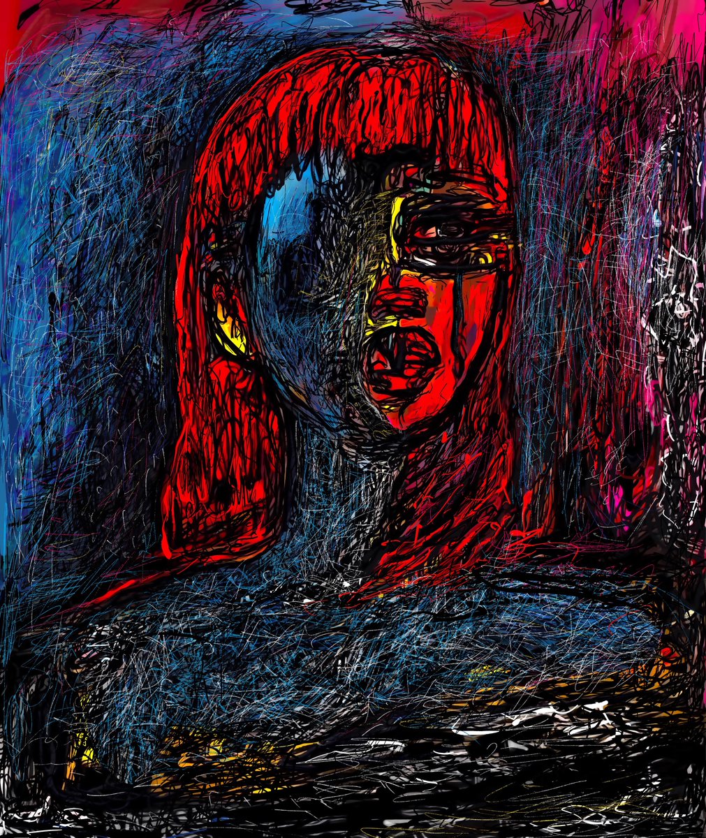 I love collecting art and finding poetry  
Get your art with poetry READY!  
💥For the next Art share💥
<a href="/CryptGem/">CryptGem.eth</a>'s "Art &amp; Verse Gallery"

⚡️Check out the Art &amp; Verse⚡️ 
💎Official #CryptGem💎
"Silent scream" By: <a href="/zaryart/">zary</a> 
~The loudest scream in the world is a tear that silently