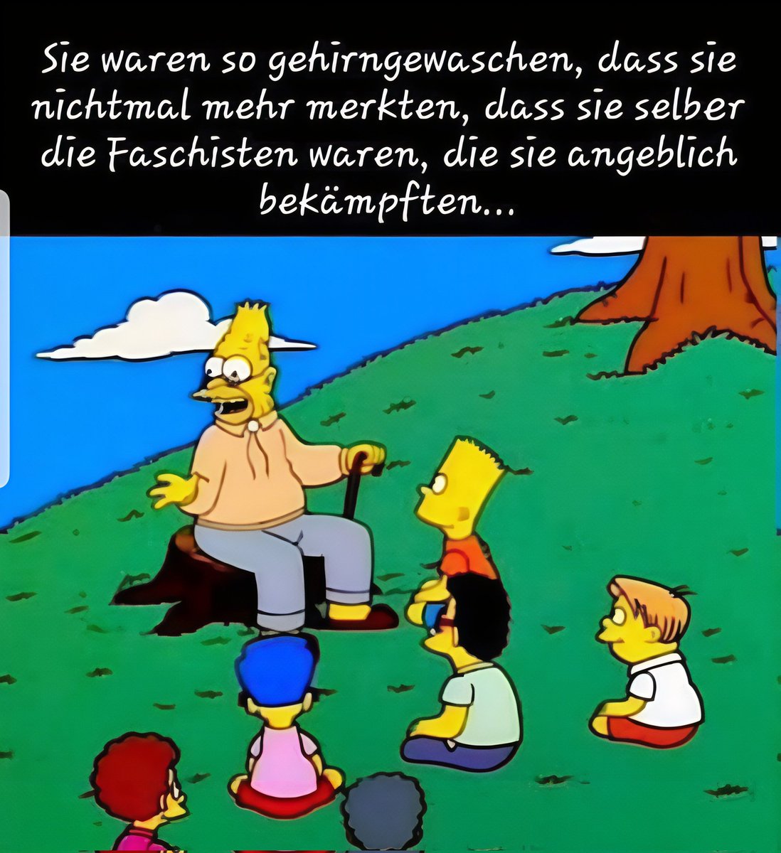friedentotal's tweet photo. Manchmal bekämpft man so lange vermeintliche Feinde, bis man selbst das wird, wovor man #Angst hatte. #Deutschland? Ein Land, wo #Kritik #Faschismus ist und die #Regierung ihre #Opposition bekämpft, um sich selbst zu retten. Willkommen in der Realität.

#Satire #ApokalypseClown https://t.co/DoIG3ZEpWj