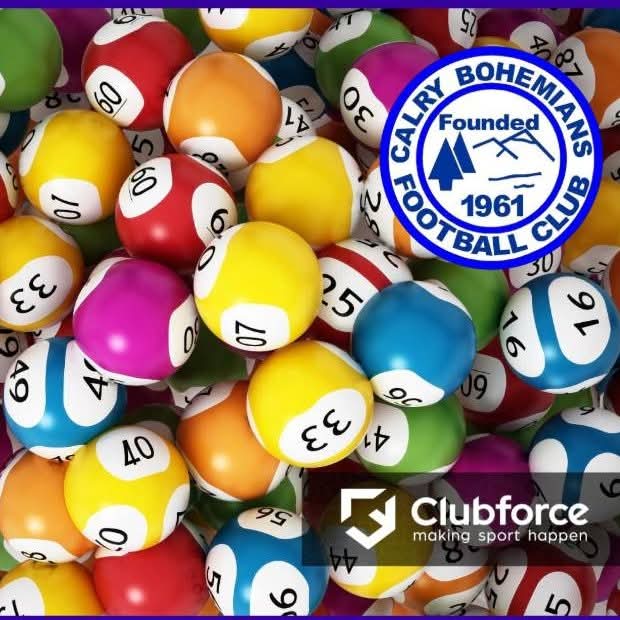 ⚽This weeks draw numbers were 1,8,23 and 33.⚽
There were no jackpot winners in this week’s draw.Thanks to all the players, coaches and supporters who have already signed up.👏👏👏 
Enter next weeks draw now. Scan the qr code or go to calrybohemiansfc.clubforce.com