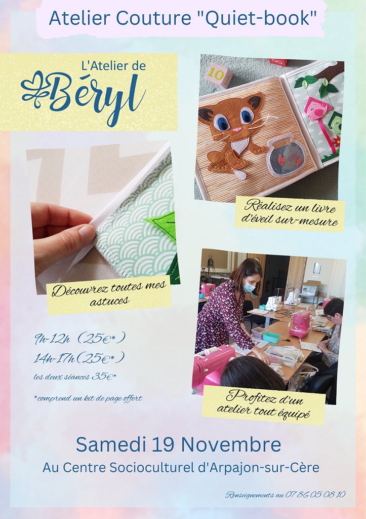LAtelierDeBeryl's tweet photo. L'Atelier de Béryl - Atelier Couture du Samedi 15 Février 2025 - https://t.co/OrgOYljTQr https://t.co/EpuUZ9zaDs
