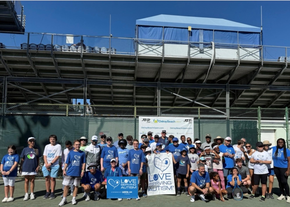 2025 Delray Beach Open LSA Clinic👏 <a href="/DelrayBeachOpen/">Delray Beach Open</a> <a href="/USTAFlorida/">USTA Florida</a> #inclusion