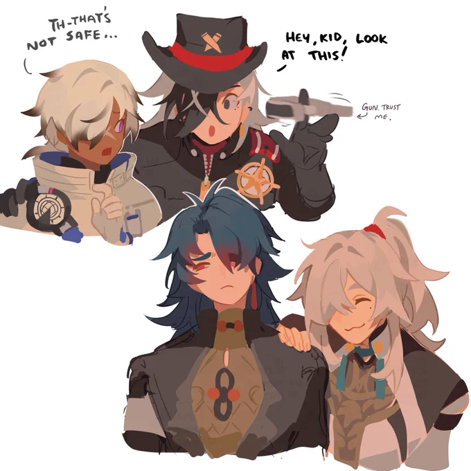 I noticed something about some of my fave Honkai characters… #崩壊学園 #HonkaiStarRail 