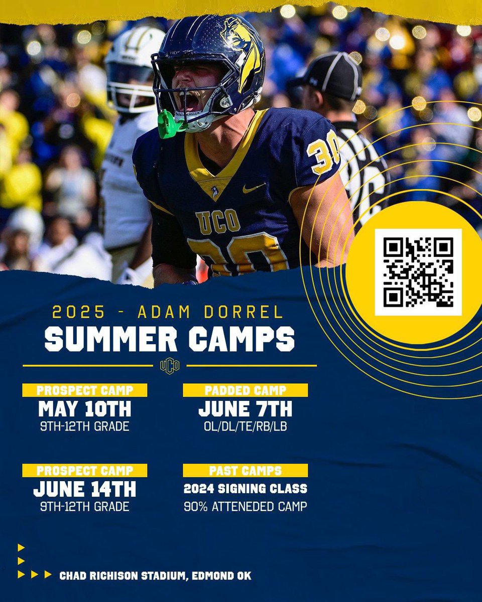 thanks for the invite! <a href="/ucobronchofb/">UCO Football</a>