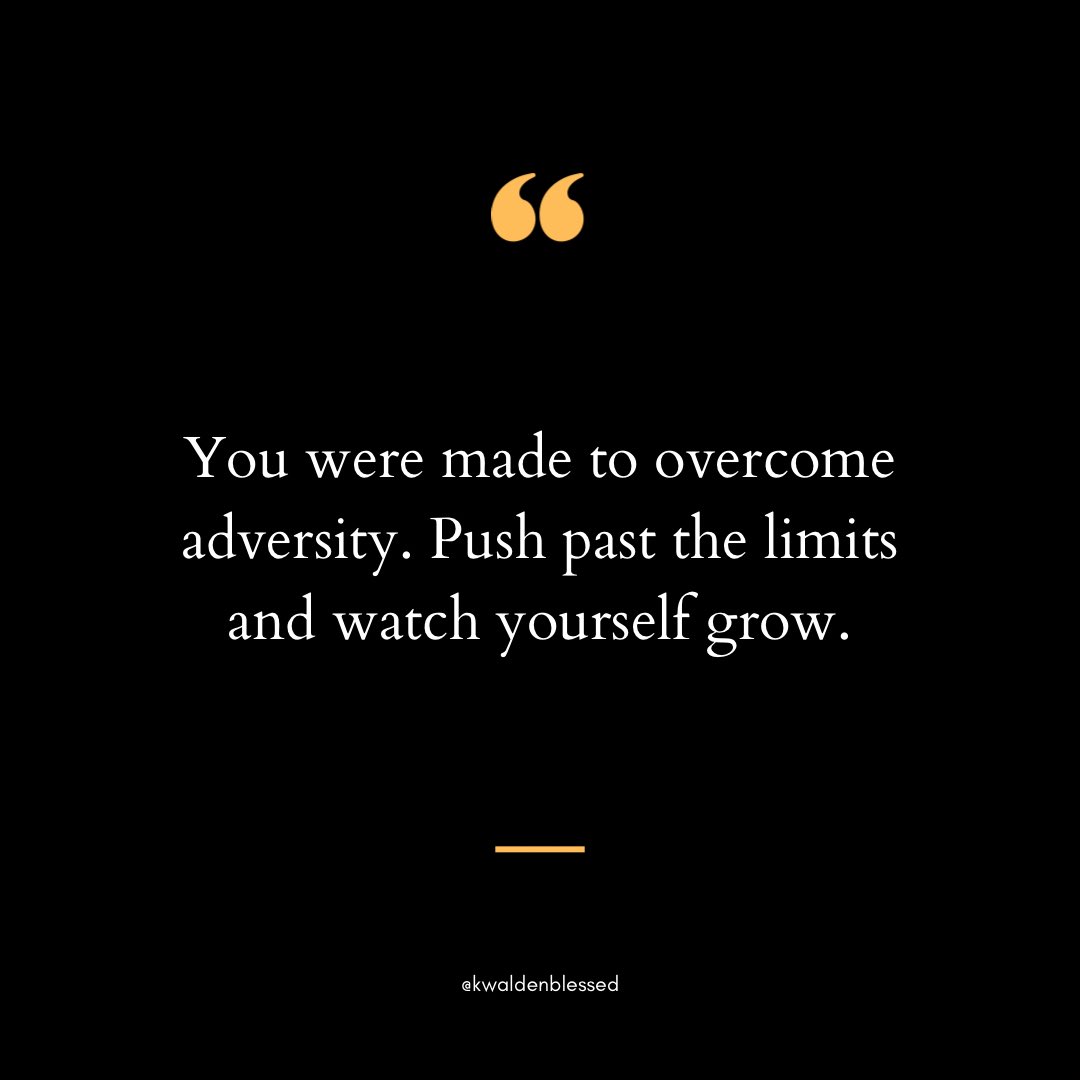 Each time you push past your limits, you grow stronger and unlock your true potential. Keep going! 

Philippians 4:13
“I can do all things through Christ who strengthens me.”

#motivation #adversity