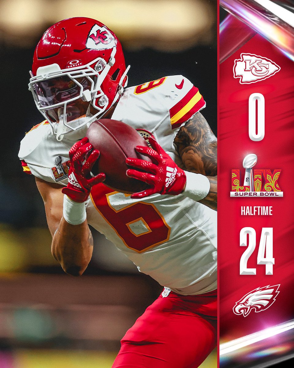 Chiefs's tweet image. Half.