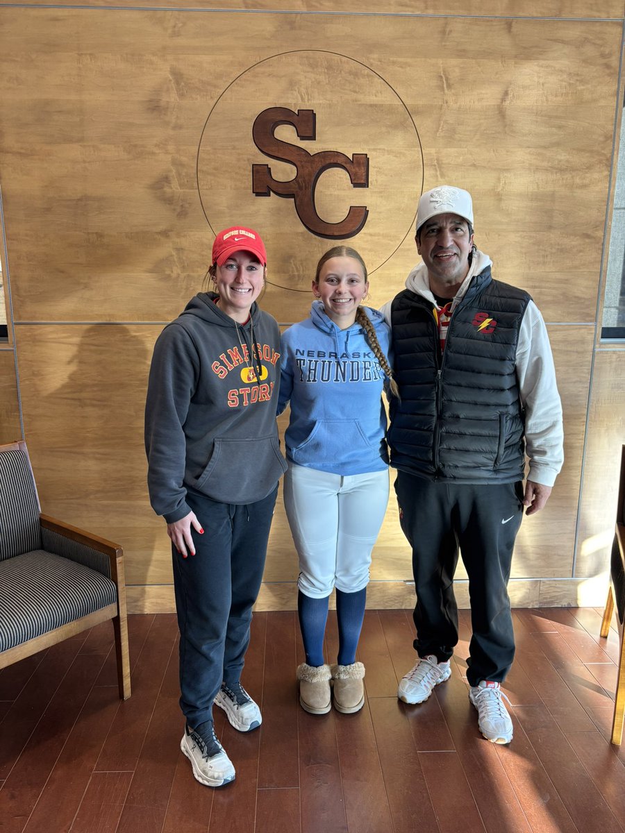 ava_simpson35's tweet image. Thank you @BrentMatthias and @kelseyaikey for a great day at @SCStormSoftball! I had a great time at the camp and love speaking with you both! Thank you so much! ⚡️⚡️
#RollStorm #Outfielder #UtilityPlayer #2026Recruits