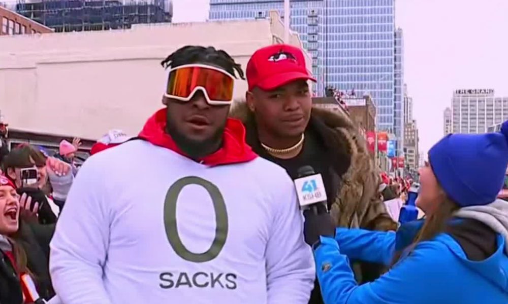 Chiefs Oline was walking around with this bs 2 years ago. Where’s that energy today?