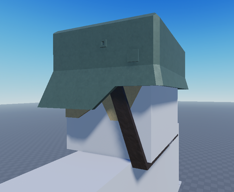 Stahlhelm.
Needs an improvement, on the front brim.
#ROBLOX #RobloxDev