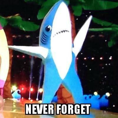 TheKateRunyon's tweet image. #SuperBowl #NeverForget #leftshark