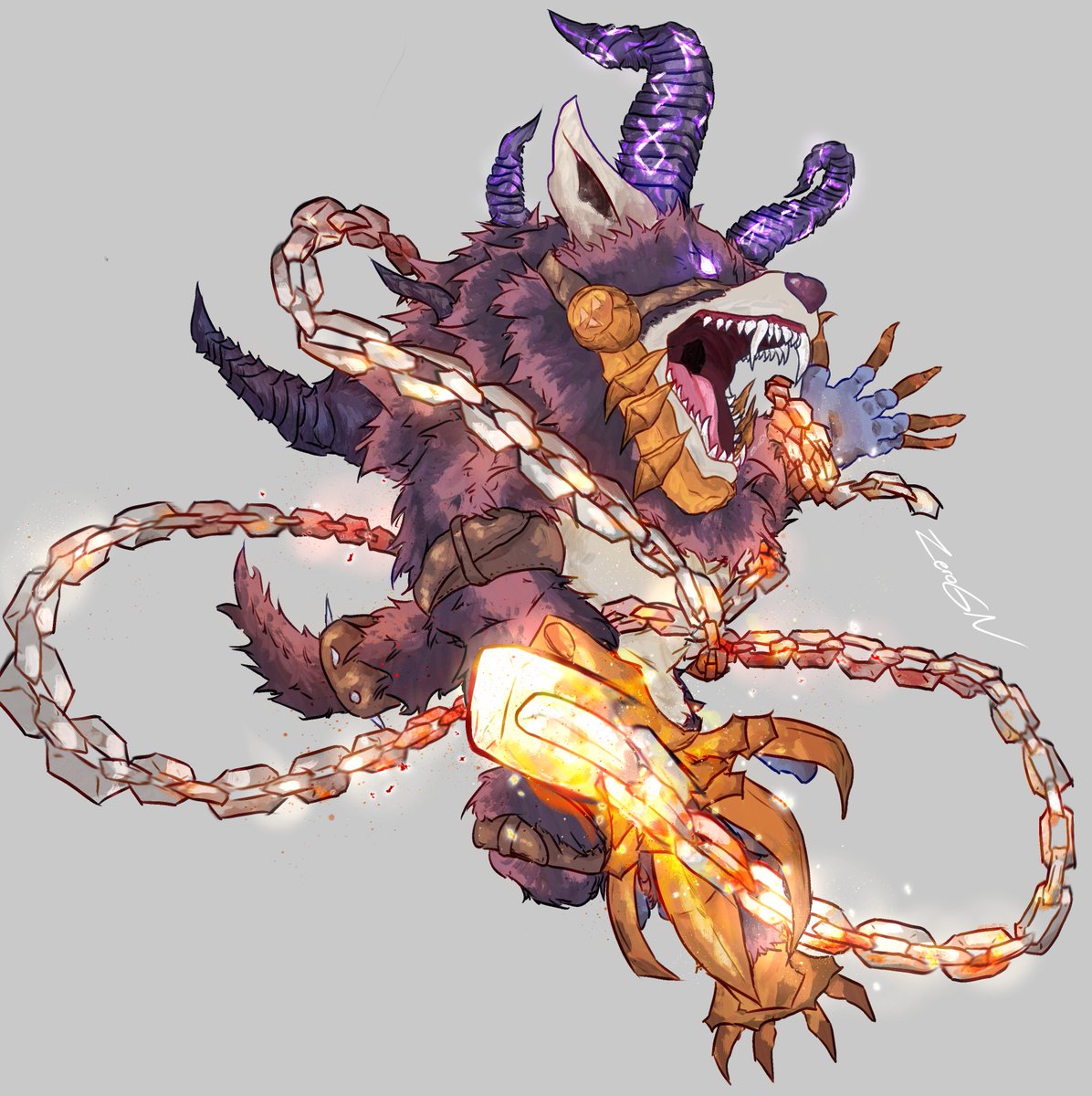 lmaoZeroGN's tweet image. ⤜ Fenrir ⤛