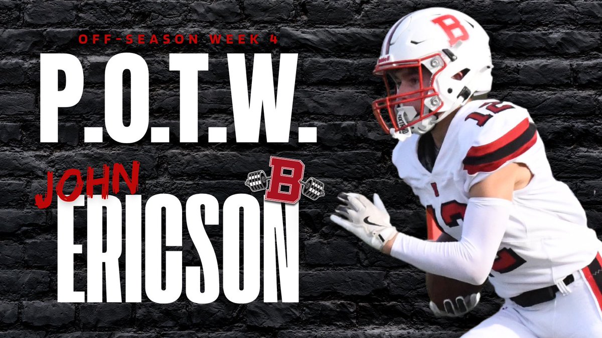🚨P.O.T.W.🚨

Congrats to John Ericson (C/O 2027) on being named the Week 4 Off-Season Player of the Week!💪🏻

#MakeTodayCount #SEEtheStandard