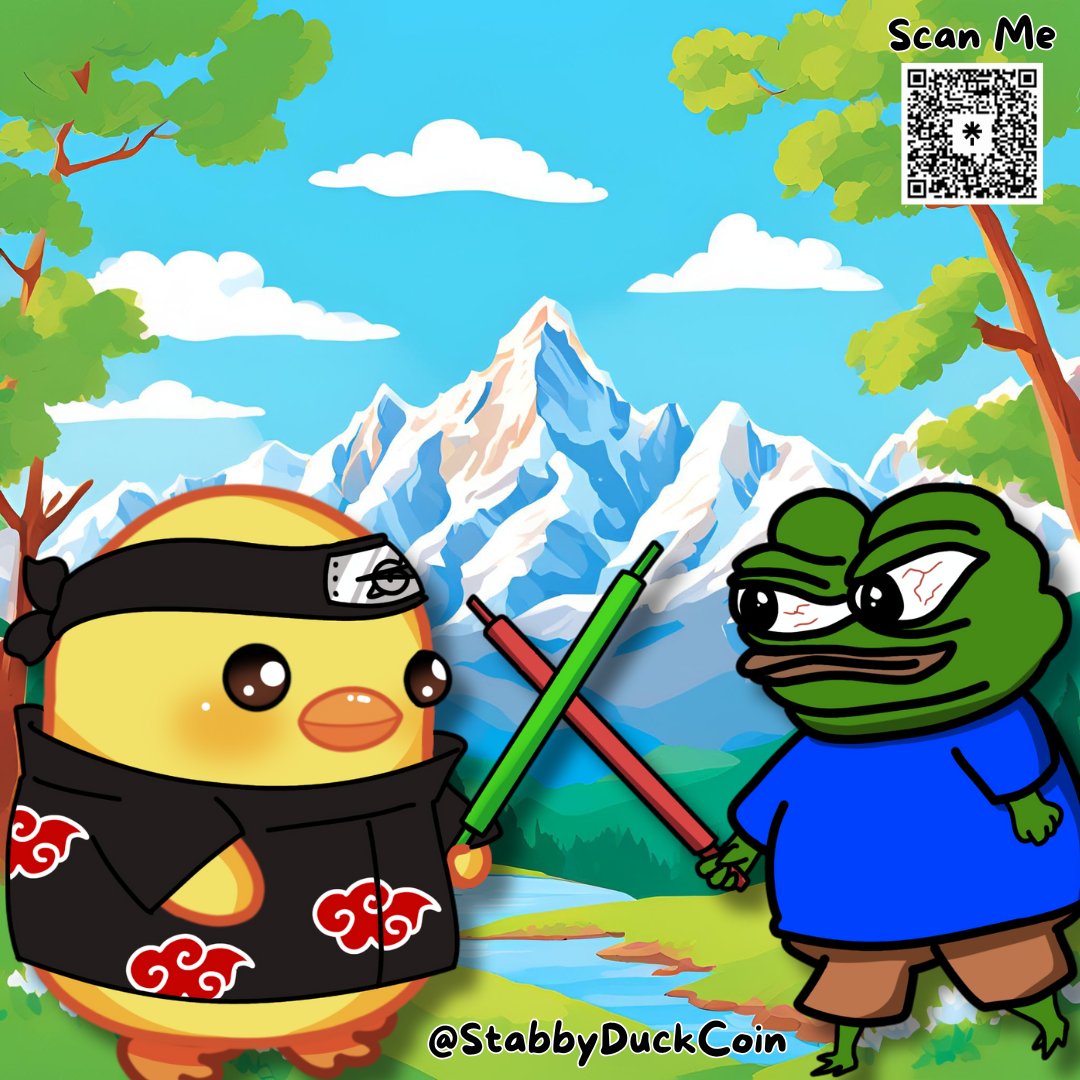 $Stabby and $Pepe is going to have a $Test match and going to stab using green candles! 
#StabbyDuck #Solana #memecoins