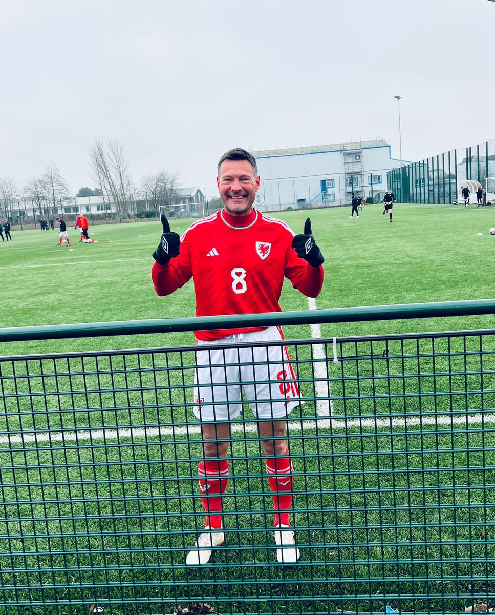 Dyfri Owen (@dyfriowen) on Twitter photo Very happy to represent my country for the first time yesterday as <a href="/WalesVets/">Wales Vets Football</a> 50’s beat RAF 50’s 6-0 😁❤️⚽️🏴 Very happy to represent my country for the first time yesterday as <a href="/WalesVets/">Wales Vets Football</a> 50’s beat RAF 50’s 6-0 😁❤️⚽️🏴