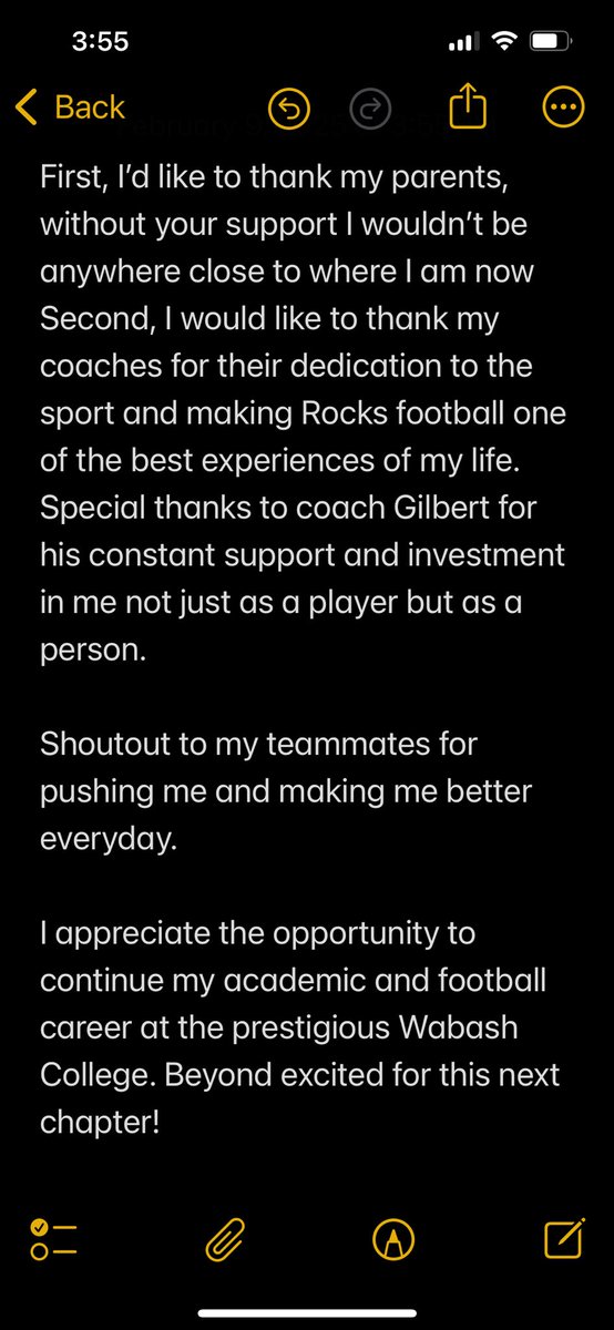 Liam Butler (@liam_butler56) on Twitter photo I am 100% committed #AGTG #WAF
<a href="/CoachJMiracle/">Josh Miracle</a> <a href="/coachgilbert10/">Jake Gilbert</a> <a href="/MarcusAdams_51/">Marcus Adams</a>
<a href="/comer_73/">Matt Comer</a> <a href="/rocksathletics/">Westfield Rocks Athletics</a> <a href="/ShamrockFB/">Rocks Football</a> I am 100% committed #AGTG #WAF
<a href="/CoachJMiracle/">Josh Miracle</a> <a href="/coachgilbert10/">Jake Gilbert</a> <a href="/MarcusAdams_51/">Marcus Adams</a>
<a href="/comer_73/">Matt Comer</a> <a href="/rocksathletics/">Westfield Rocks Athletics</a> <a href="/ShamrockFB/">Rocks Football</a>