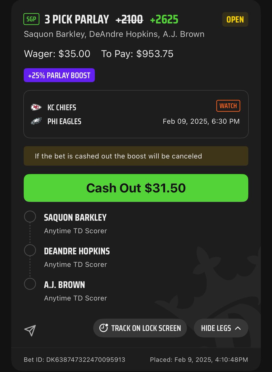 Ryanp8998's tweet photo. @DraftKings #LetDKCook https://t.co/7nrzqq9di1
