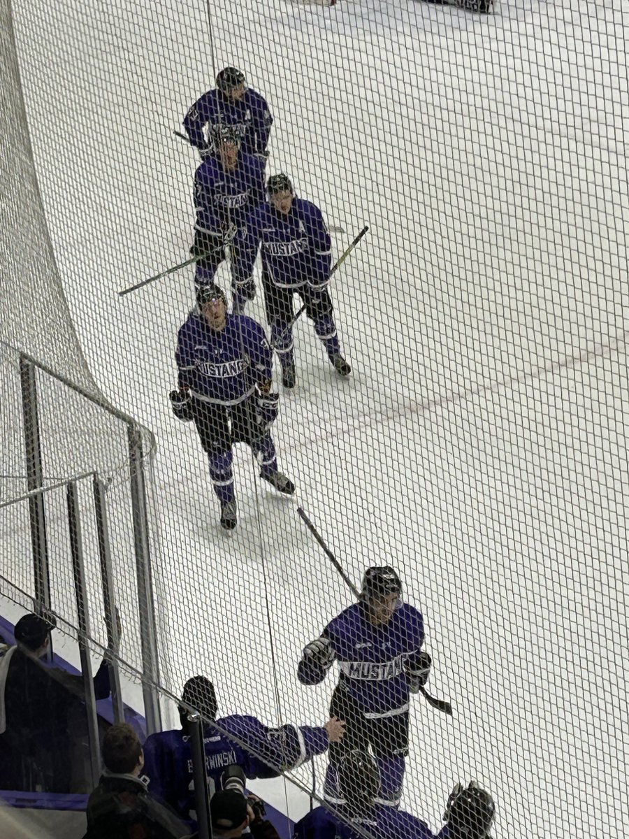 Radio Western (@radiowestern) on Twitter photo Two goals in 2nd period. Max Melancon scored for the Hawks at 11:29 to cut it to 3-2. But Franco Sproviero scored with 34 seconds left. Western leads 4-2 after two periods.
<a href="/WesternMustangs/">Western Mustangs</a> <a href="/WLUAthletics/">Laurier Golden Hawks</a> Two goals in 2nd period. Max Melancon scored for the Hawks at 11:29 to cut it to 3-2. But Franco Sproviero scored with 34 seconds left. Western leads 4-2 after two periods.
<a href="/WesternMustangs/">Western Mustangs</a> <a href="/WLUAthletics/">Laurier Golden Hawks</a>