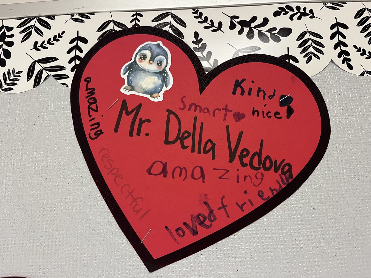 So thoughtful! Even more important was the variety of people featured. Teachers, clerical, education assistants, meals and breakfast coordinators. Love to team Central!