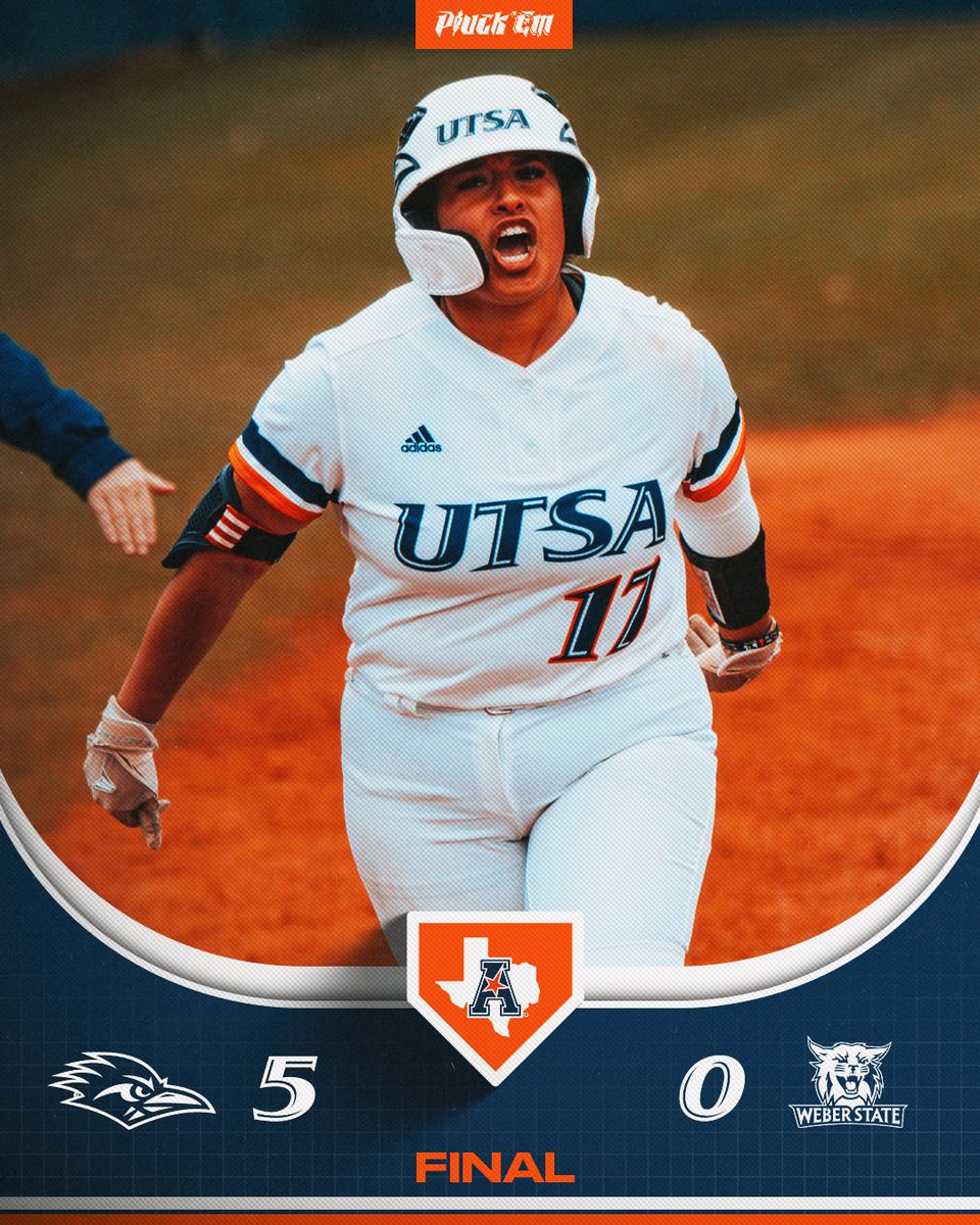 UTSASoftball's tweet photo. Big Dubs ‼️

#BirdsUp 🤙 | #LetsGo210 | #PluckEm 🪶 https://t.co/rPIUHJIo56