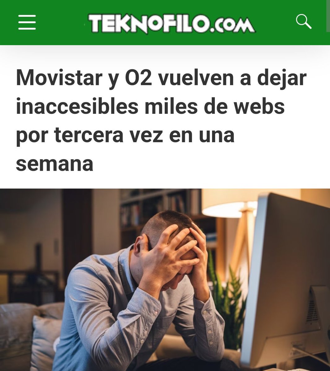 Desde Cloudata condenamos con firmeza el movimiento de <a href="/Movistar/">Movistar</a> <a href="/movistar_es/">Movistar España</a> de bloquear miles de webs y servicios de <a href="/Cloudflare/">Cloudflare</a> causando perjuicios económicos a miles de clientes por esta decisión. Que use ECH y Proxy no es razón para esta atrocidad contra los usuarios.