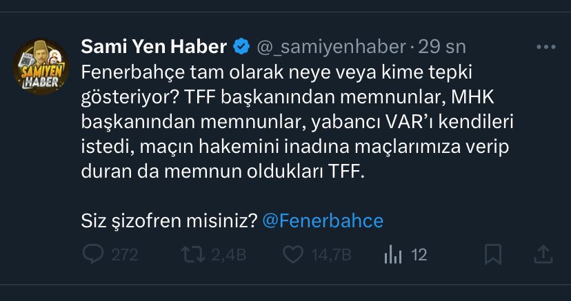 oevladı 29 saniye ne biraz daha bekleseydin bot’u basmak için