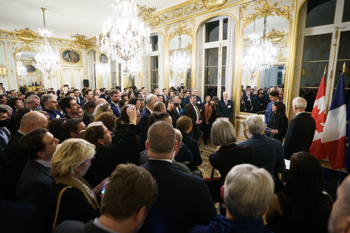 Thorough discussions with <a href="/CanadianPM/">Prime Minister of Canada</a>, 🇫🇷Ministers <a href="/FerracciMarc/">Marc Ferracci</a> and <a href="/ClaraChappaz/">Clara Chappaz</a>, and <a href="/AFNUM_FRANCE/">AFNUM</a> on the crucial issues related to #AI infrastructure and the energy impact of its growth. 🇨🇦’s delegation was able to share their experience with our 🇫🇷 partners. #AIActionSummit