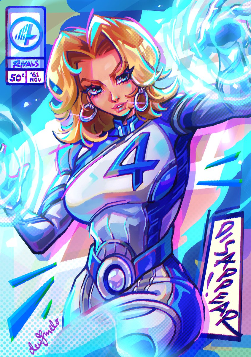 "What am I... Invisible?" yes Sue yes- gurl 🥸💙 #MarvelRivals brainrot is real
thisll be a print for Anime North 2025! more marvel rivals art to come ✨
#suestorm #invisiblewoman