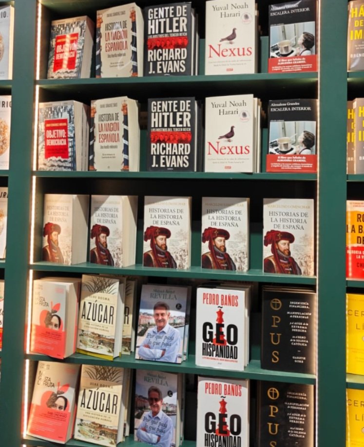 Mi libro, "Historias de la Historia de España", En la Casa del Libro de Gran Via