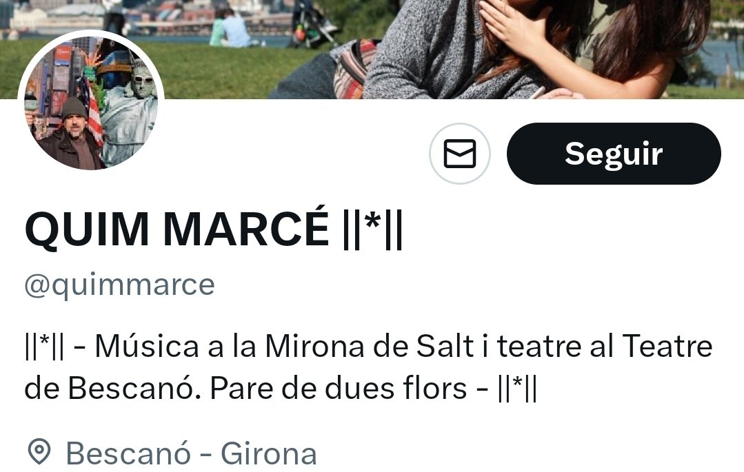 Ya sabéis a este tipo de la Mirona de Salt <a href="/salalamirona/">LA MIRONA</a> y el teatro Bescanó <a href="/Teatrebescano/">Teatre Bescanó</a> les molesta nuestro idioma y lo quieren todo en monolingüe 

por si fuera poco etiqueta a una cuenta <a href="/mantincelcatala/">Mantinc el Català</a> de ultraderecha

No des tu dinero a quien no le gusta la diversidad 😉