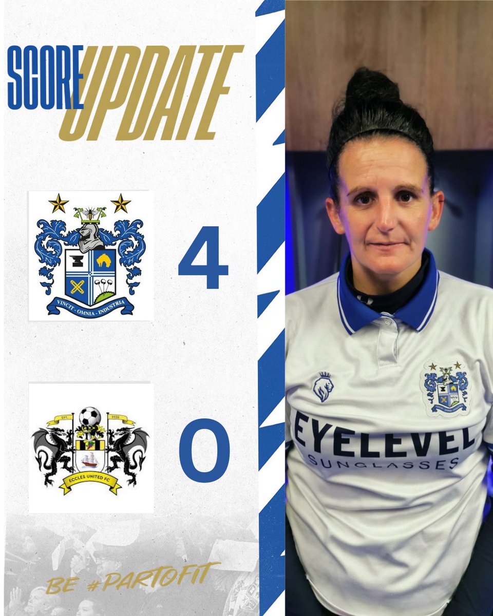buryfc_womenres's tweet photo. 🔵FINAL SCORE⚪️🔵

It was yet another convincing performance today at gigg lane against Eccles United FC to secure all 3 points, it was another hat-trick on the board for our striker Steph Taylor. 

Player of the match goes to Kim Burston.

#BuryFC I #PartOfIt https://t.co/9635uAiG1S