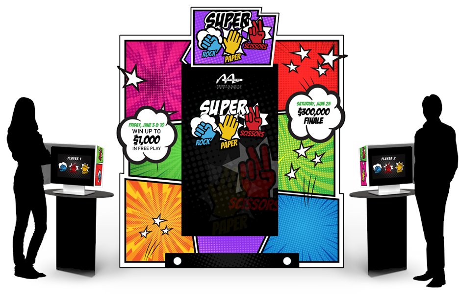 PrizeInsurance's tweet image. Odds On's Rock, Paper, Scissors is the perfect way to entertain and engage casino players. Lucky contestants play head to head - with one taking home a consolation prize and the other advancing to a bonus round to play for your insured grand prize. Call today 888-827-2249