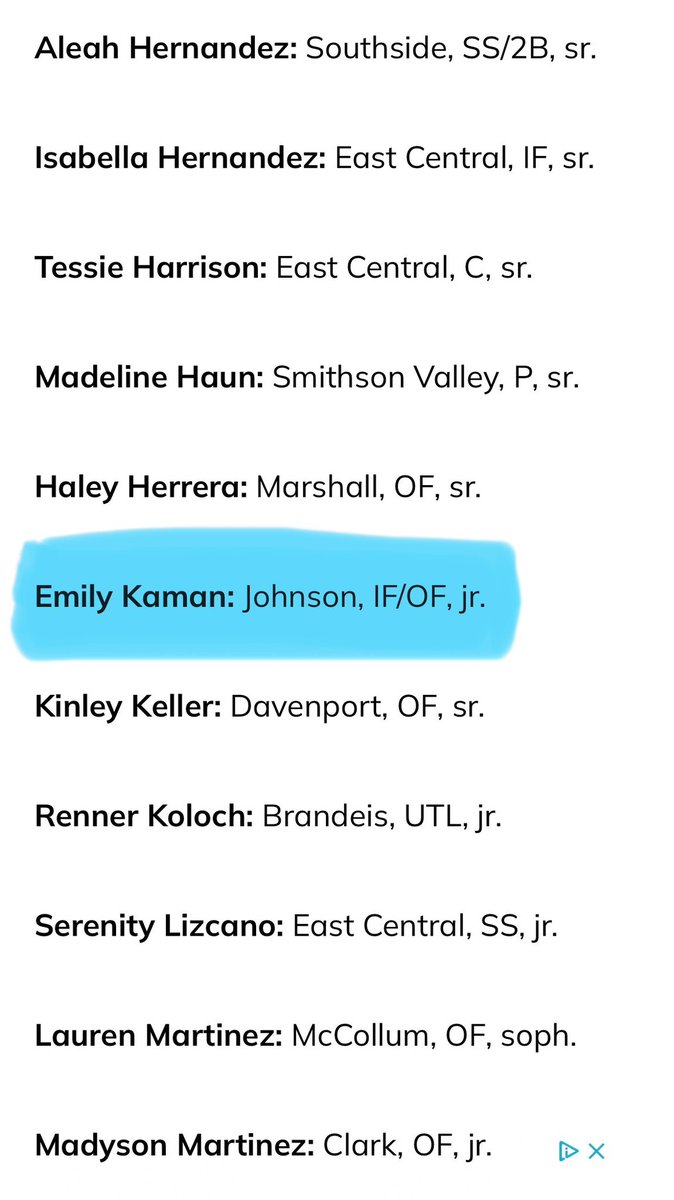 Congrats to <a href="/MorenoMaleena/">Maleena Moreno</a> and <a href="/emily_kaman/">Emily Kaman (2026)</a> for making the SA Express News Players to watch this season! 

 expressnews.com/sports/high-sc…