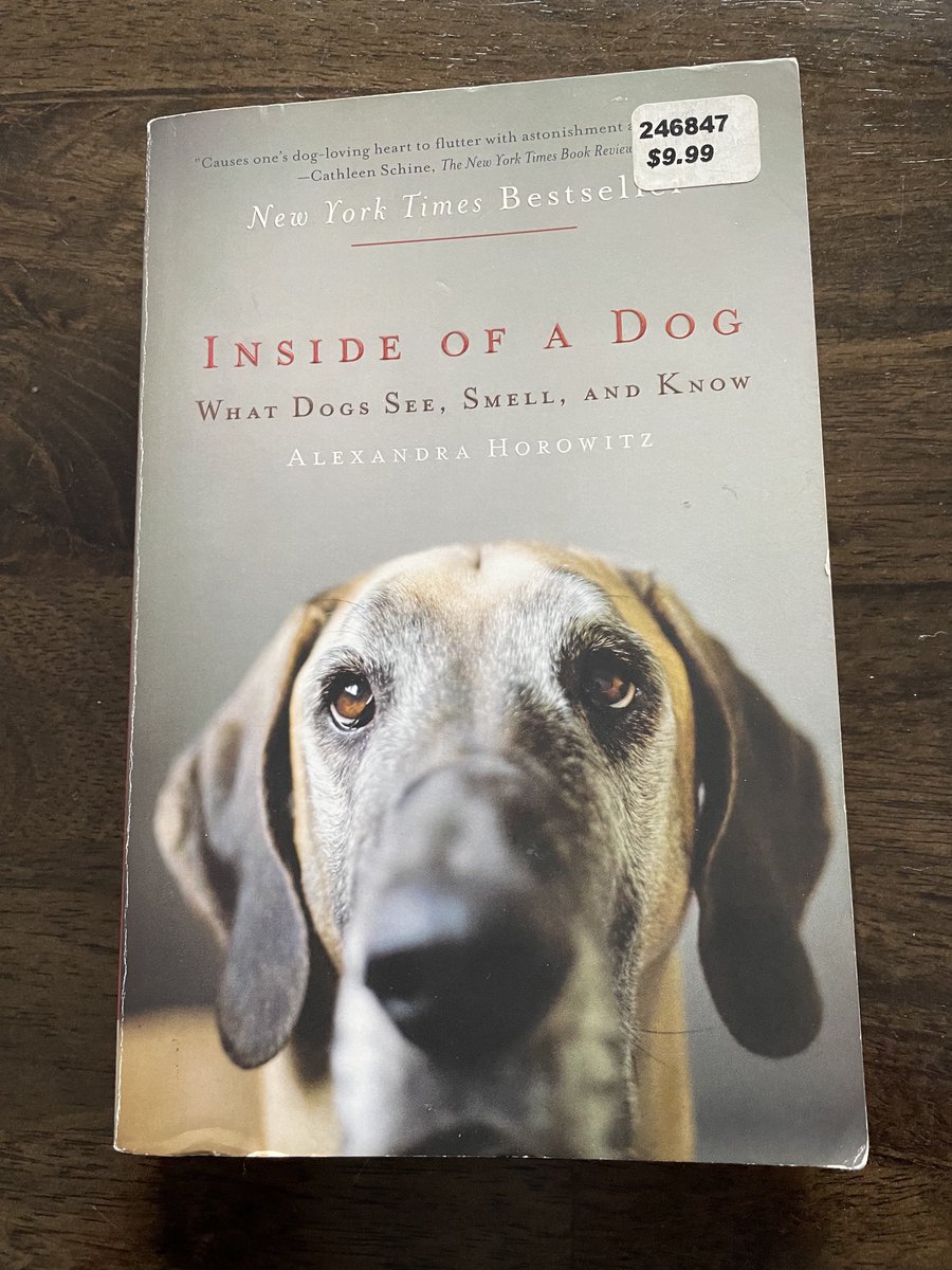 Thank you ⁦<a href="/DogUmwelt/">Alexandra Horowitz</a>⁩ for this wonderful book. Archie and I learned a lot .