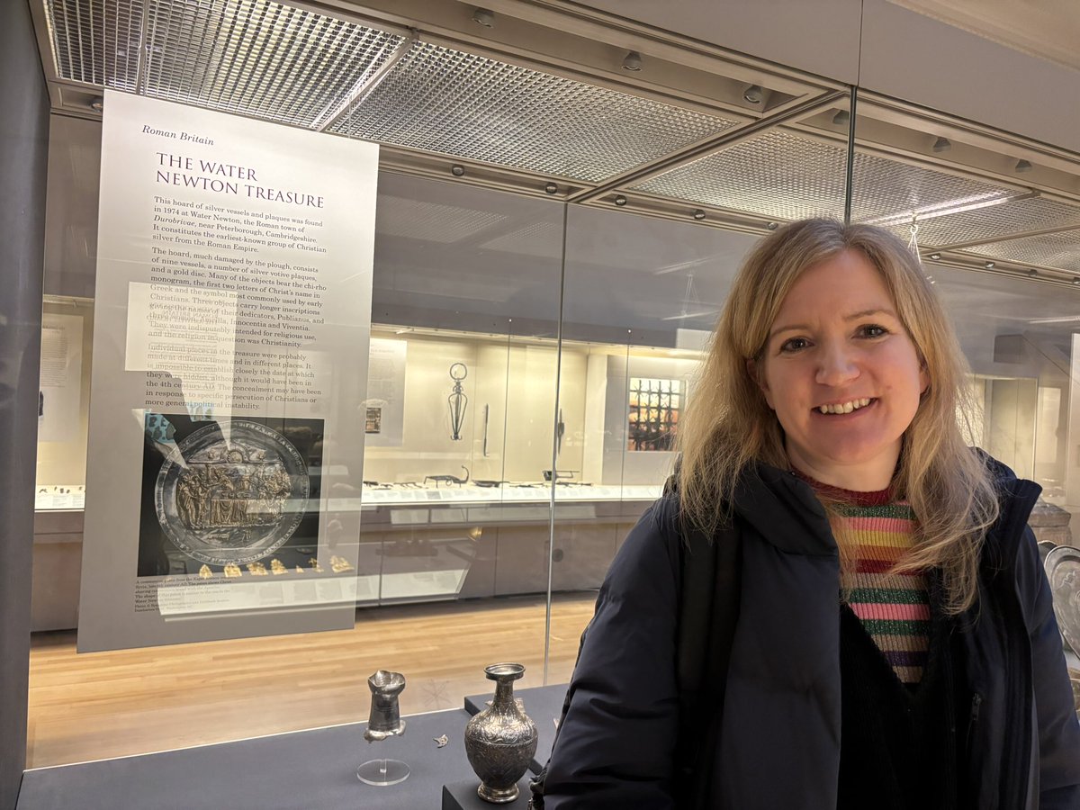 Very excited to find the Water Newton silver <a href="/britishmuseum/">British Museum</a> I grew up in Water Newton - if I’d seen The Detectorists back then, there’d have been no keeping me off those fields!